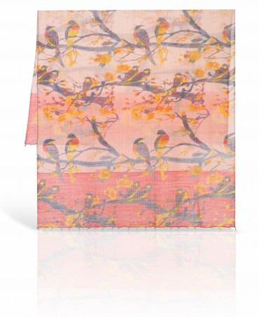 Палантин Женский SW-BIRD.LONGTAIL/PEACH